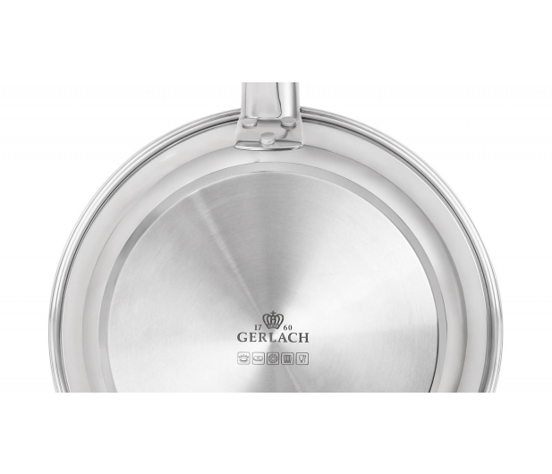GERLACH Patelnia stalowa Solid 28cm - 1389861 - zdjęcie 4